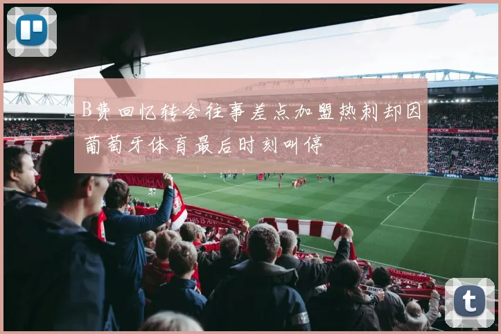 B费回忆转会往事差点加盟热刺却因葡萄牙体育最后时刻叫停